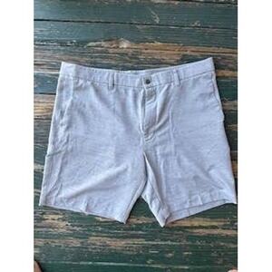 Callaway Mens Grey Heathered Performance Golf Shorts Size 38 Stretch Lightweight